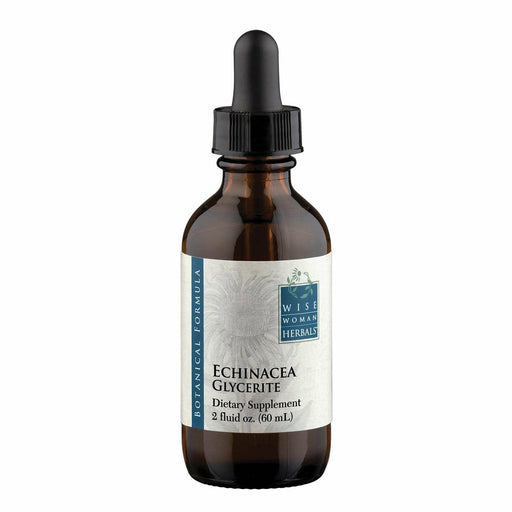 Wise Woman Herbals Echinacea Glycerite, 2 fl oz, front of bottle