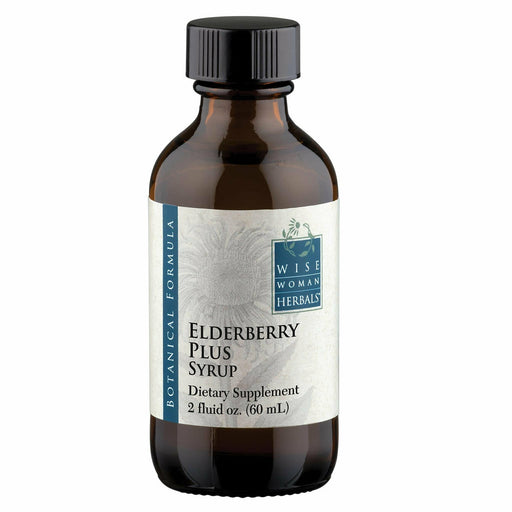 Wise Woman Herbals Elderberry Plus Syrup, 2 fl oz, front of bottle