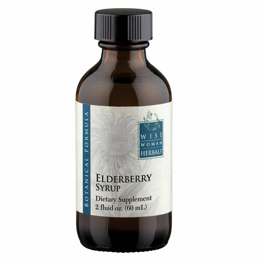Wise Woman Herbals Elderberry Syrup, 2 fl oz, front of bottle