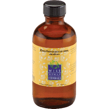 Wise Woman Herbals Eleuthero (Eleutherococcus senticosus), 4 fl oz, front of bottle