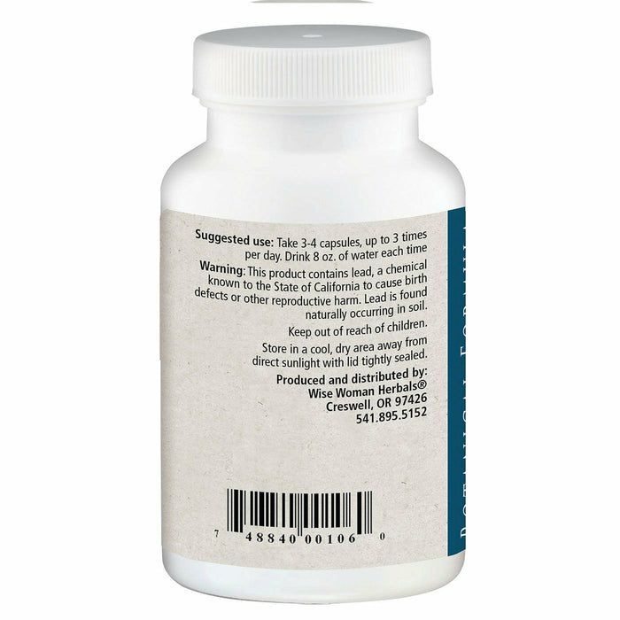 Wise Woman Herbals Fiber Flow Capsules 120 capsules suggested use label