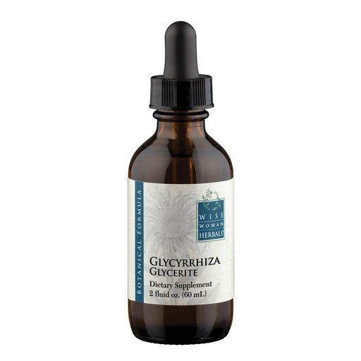 Wise Woman Herbals Glycyrrhiza Glycerite, 2 fl oz, front of bottle
