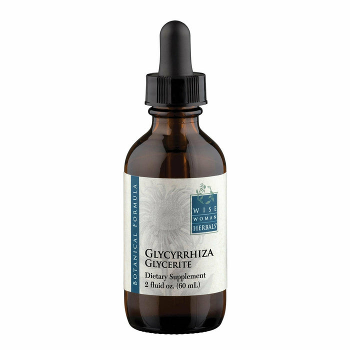Wise Woman Herbals Glycyrrhiza Glycerite, 2 fl oz, front of bottle