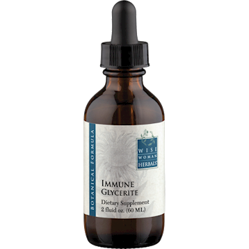 Wise Woman Herbals Immune Glycerite, 2 fl oz, front of bottle