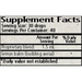 Wise Woman Herbals Lemon Balm (Melissa officinalis) 2 fl oz supplement facts label