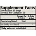 Wise Woman Herbals Oat (Avena sativa) 2 fl oz supplement facts label