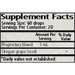 Wise Woman Herbals Oregon Grape (Mahonia spp.) 2 fl oz supplement facts label