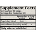 Wise Woman Herbals Passiflora Glycerite 2 fl oz supplement facts label