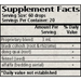 Wise Woman Herbals Phytoest 2 fl oz supplement facts label