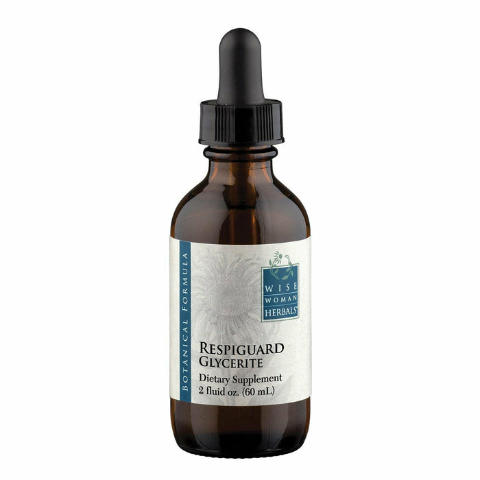 Wise Woman Herbals Respiguard Glycerite, 2 fl oz, front of bottle