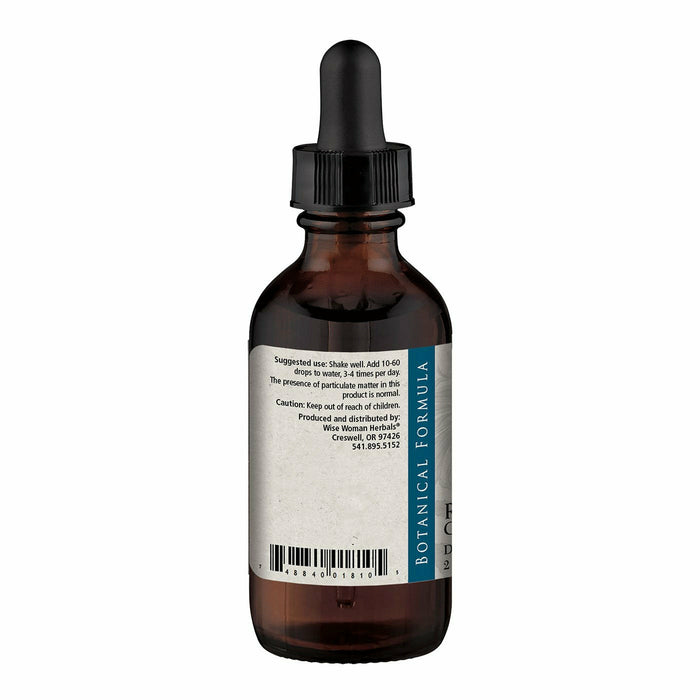 Wise Woman Herbals Respiguard Glycerite 2 fl oz suggested use label