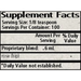 Wise Woman Herbals Rose Hips Solid Extract 2 fl oz supplement facts label