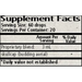 Wise Woman Herbals Skullcap (Scutellaria lateriflora) 2 fl oz supplement facts label