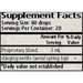 Wise Woman Herbals Stinging Nettle (Urtica dioic) Aerial 2 fl oz supplement facts label