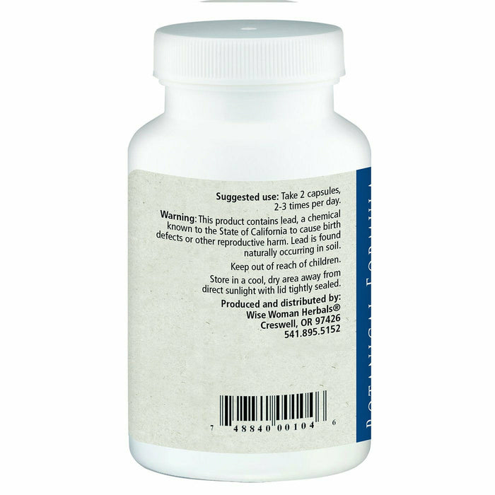 Wise Woman Herbals Women's Menocaps 120 capsules suggested use label