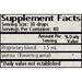 Wise Woman Herbals Yarrow (Achillea millefolium) 2 fl oz supplement facts label