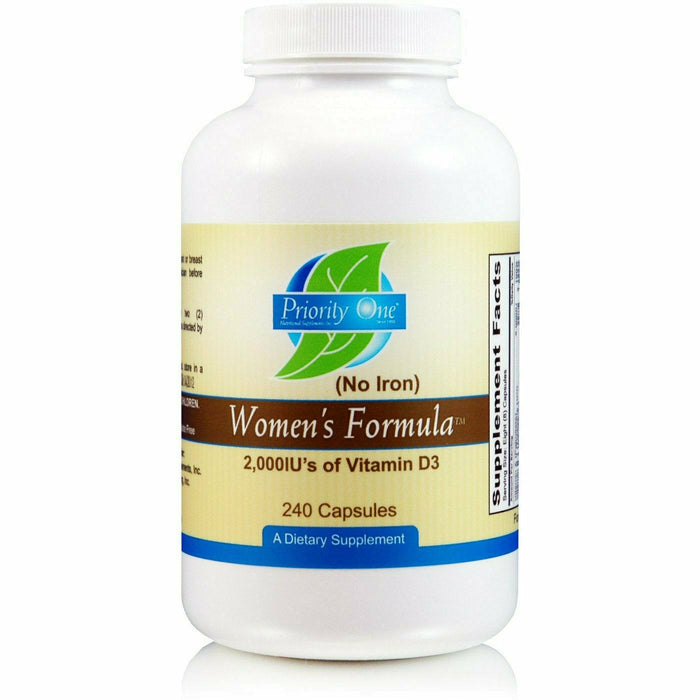Priority One Vitamins, Women's Formula NO Iron