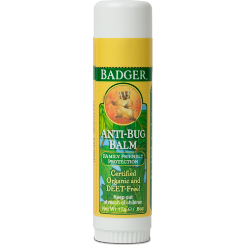 W.S. Badger Anti-Bug Balm Travel Stick, 0.6 oz, front of stick