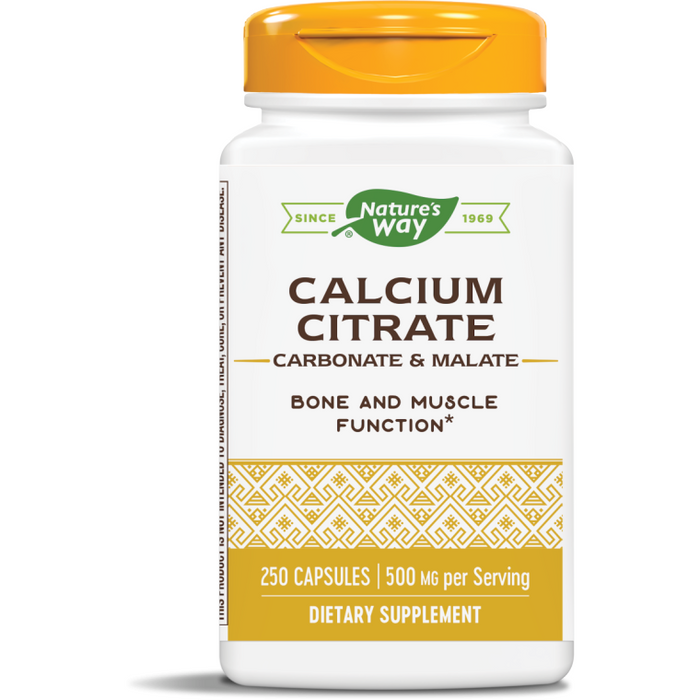 Nature's Way, Calcium Citrate Carbonate & Malate 250 caps
