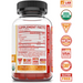 ZHOU Nutrition Apple Cider Vinegar 500 mg 60 gummies supplement facts label