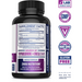 ZHOU Nutrition Black Seed Oil 1300 mg 60 capsules supplement facts label