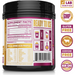 ZHOU Nutrition Collagen Peptides 18 oz supplement facts label