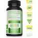 ZHOU Nutrition Energy + Focus 60 capsules supplement facts label