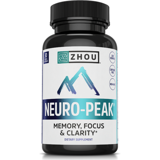 ZHOU Nutrition Neuro-Peak, 30 capsules, front of bottle